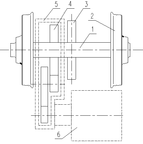 Toothed rail driving system