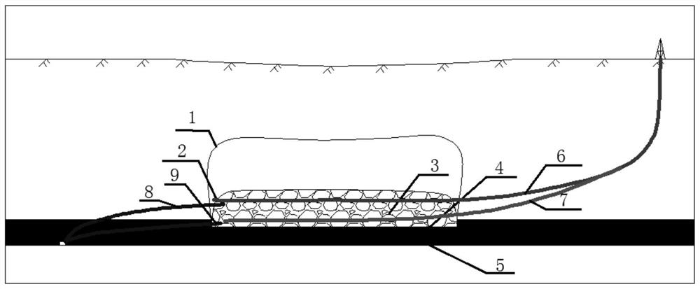 Goaf grouting treatment method for re-mining of old goaf of extra-thick coal seam