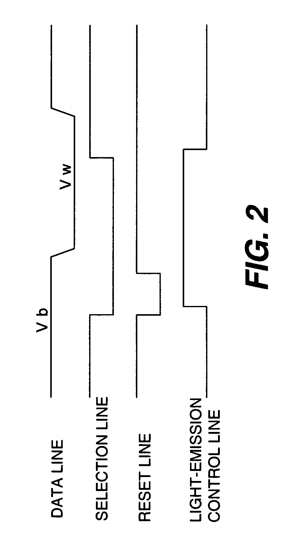 OLED display panel with pwm control