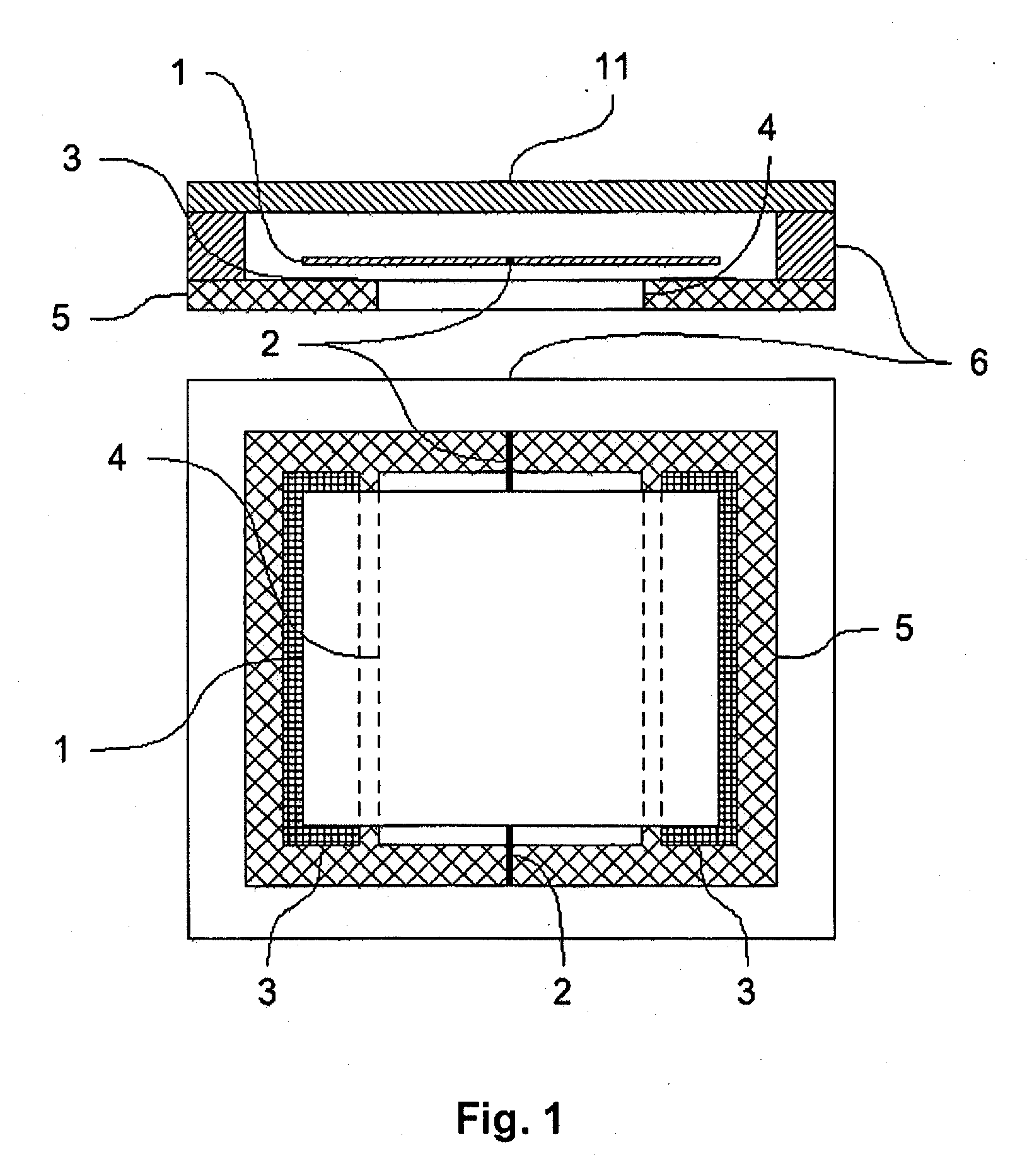 MEMS vacuum sensor based on the friction principle