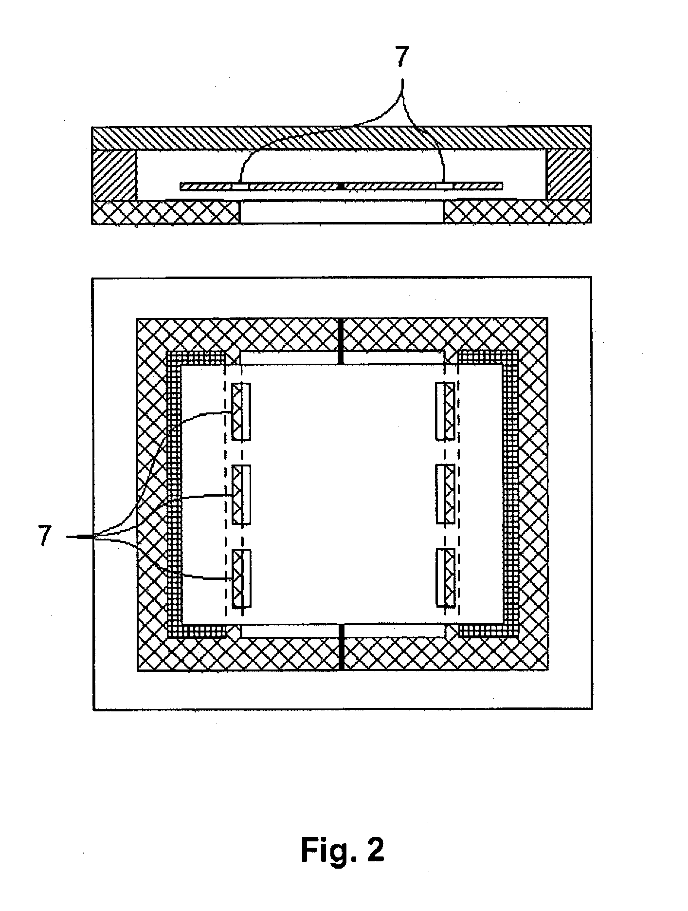 MEMS vacuum sensor based on the friction principle