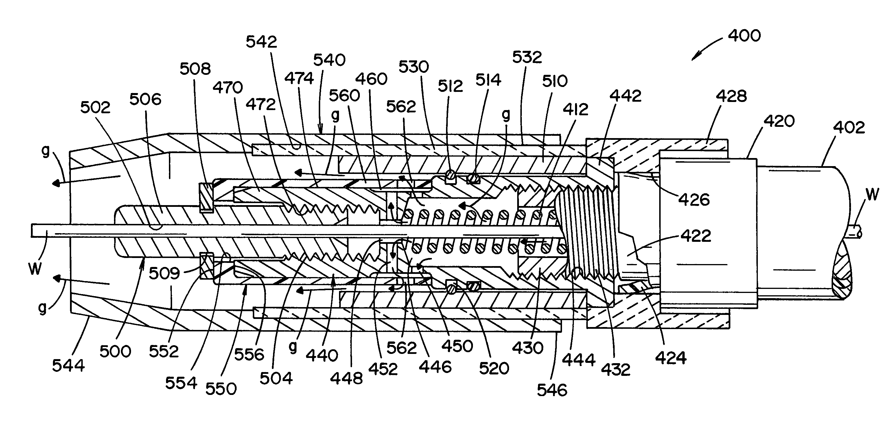 Torch for arc welding gun