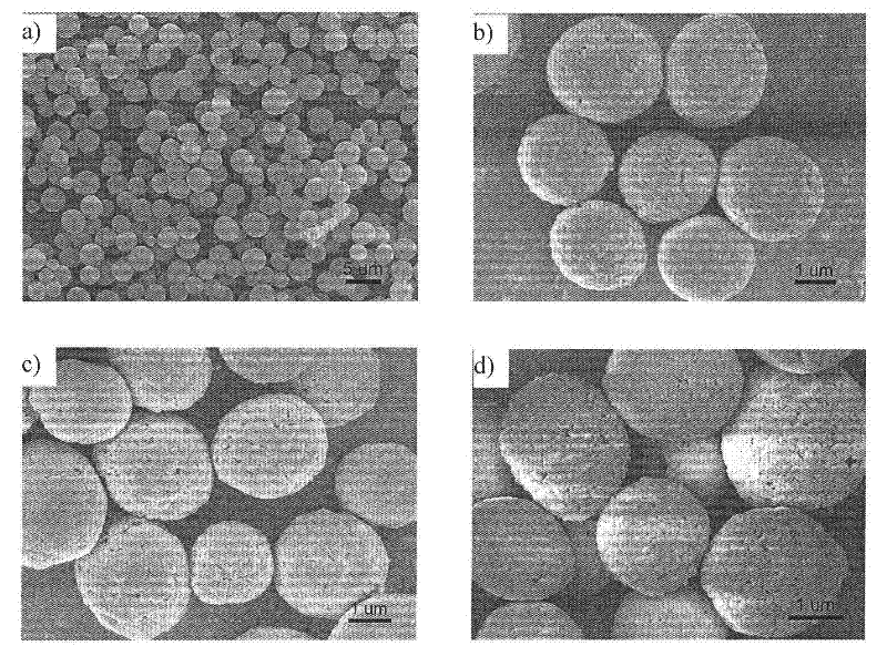 Preparation method of immobilized enzyme by applying amphiphilic porous hollow carbon microspheres