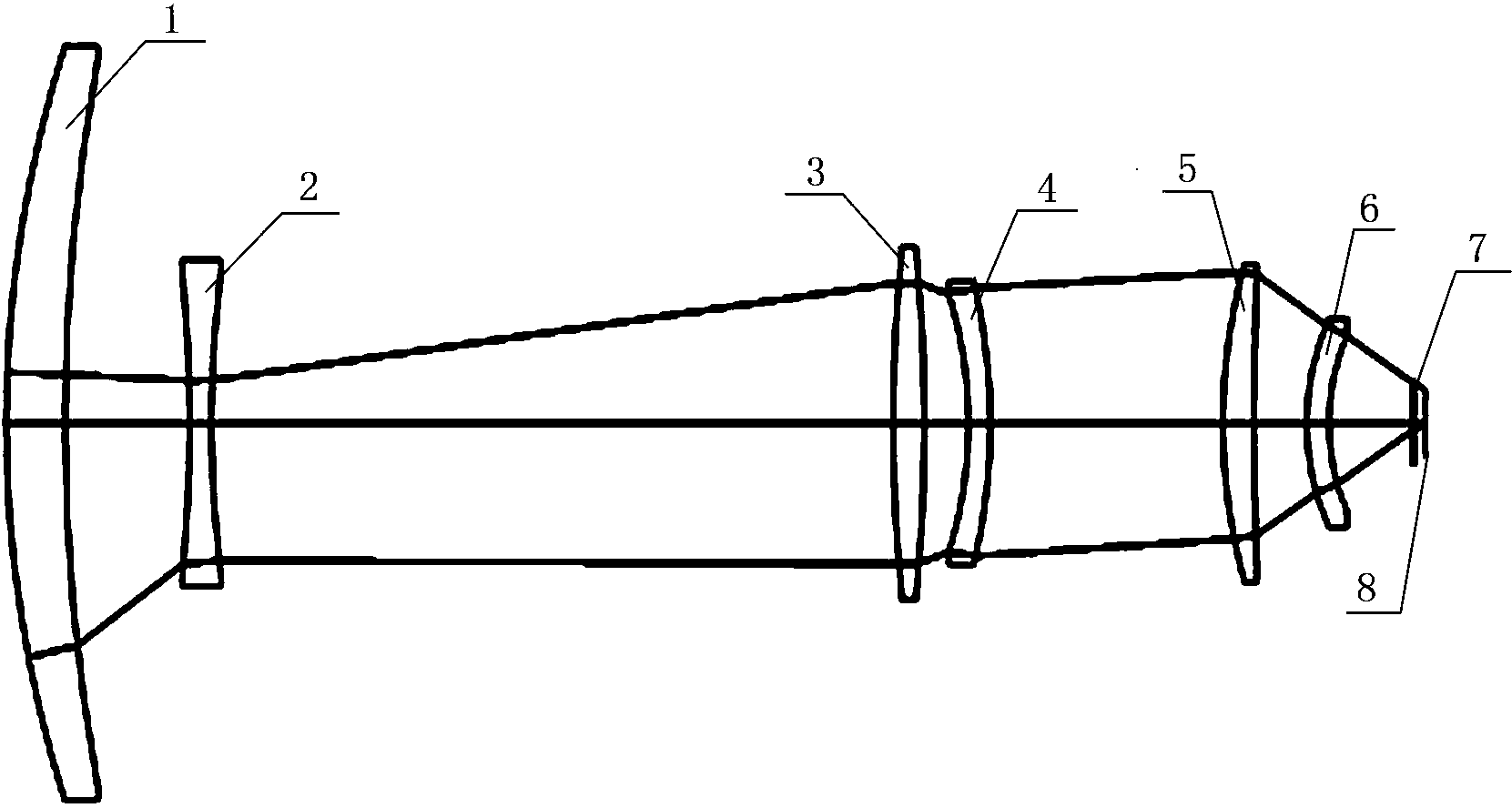 Continuous zooming infrared lens with extra large zoom ratio