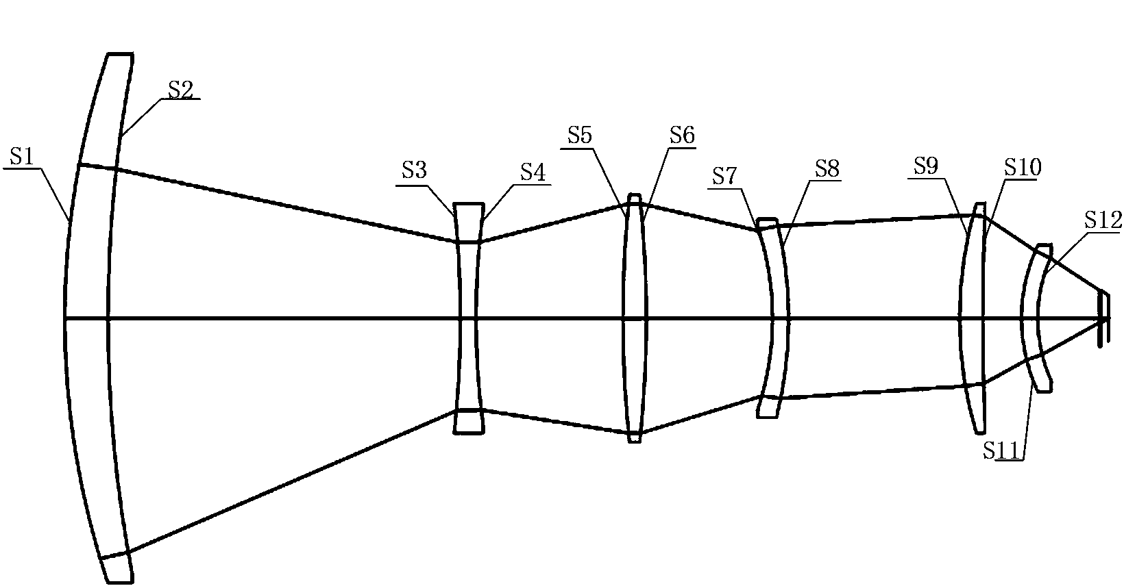 Continuous zooming infrared lens with extra large zoom ratio