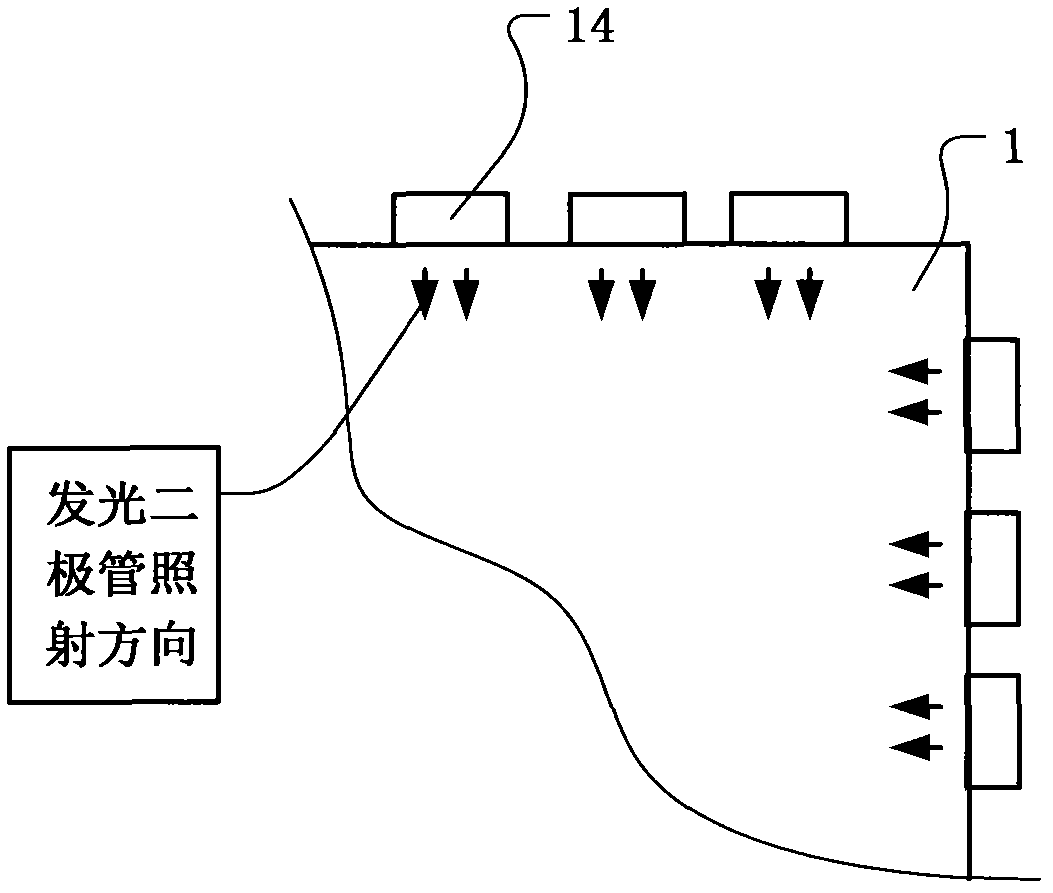 Photovoltaic luminescent integrated device and application method thereof