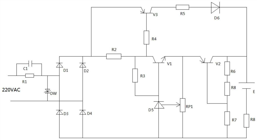 Constant-voltage charger circuit of communication equipment