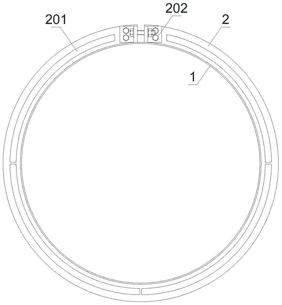 Foil type coil winding die with air channel