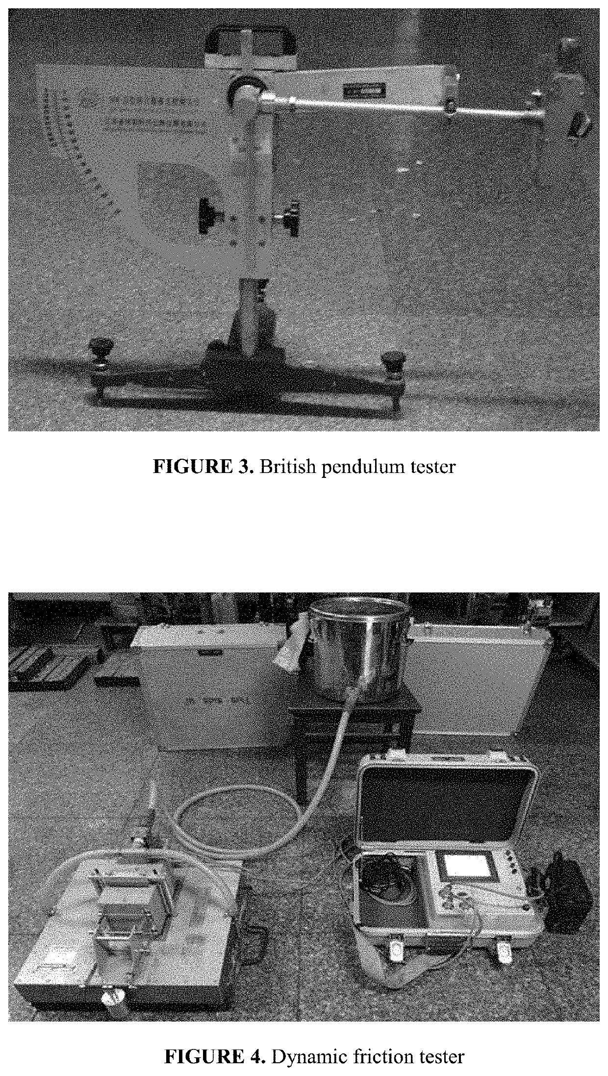 Method and system for evaluating friction coefficient and skid resistence of a surface