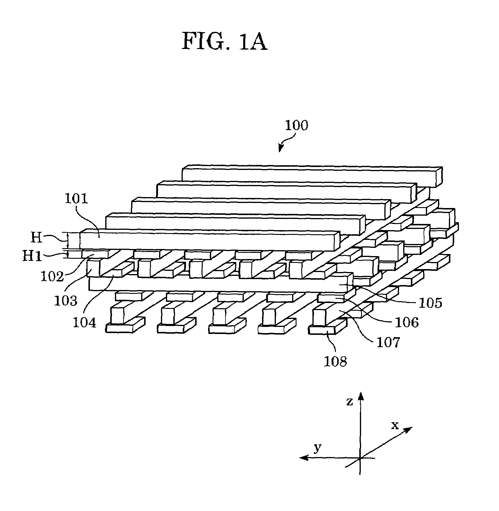 Three-dimensional periodic structure, functional element including the same, and light-emitting device