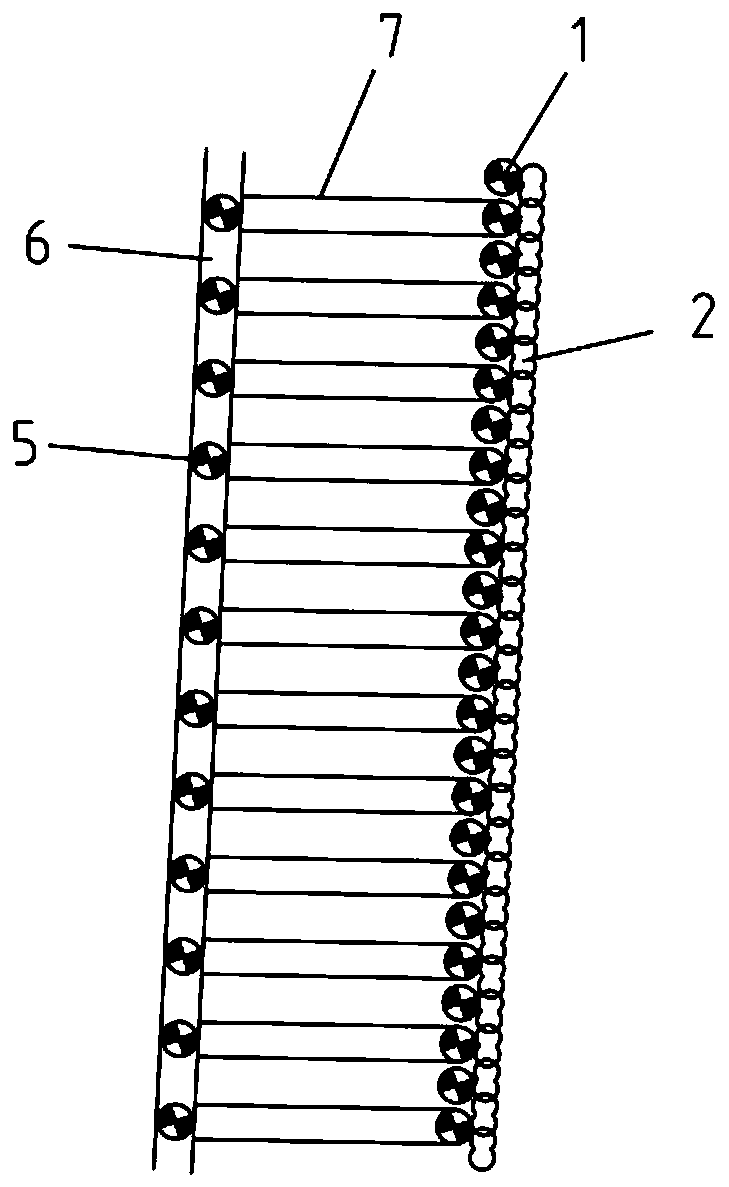 Deformation control structure for foundation pit of shallow foundation building adjacent to underground parking on soft soil and construction method