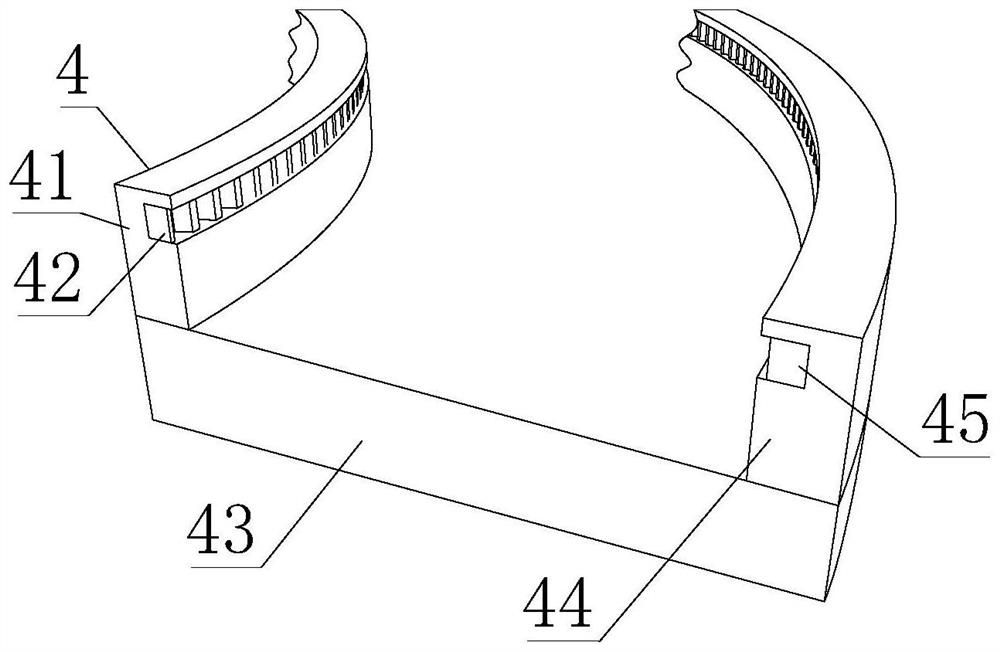 Filling device for thermal insulation plastering gypsum mortar