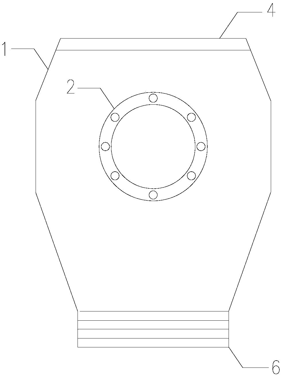 Mud discharge and blockage prevention device for mud-water balance top pipes