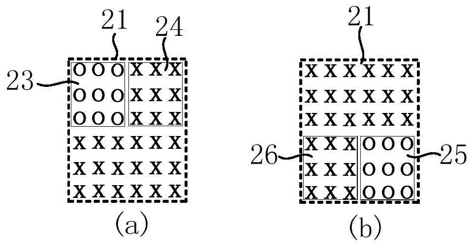 Stitching light and dark line correction method