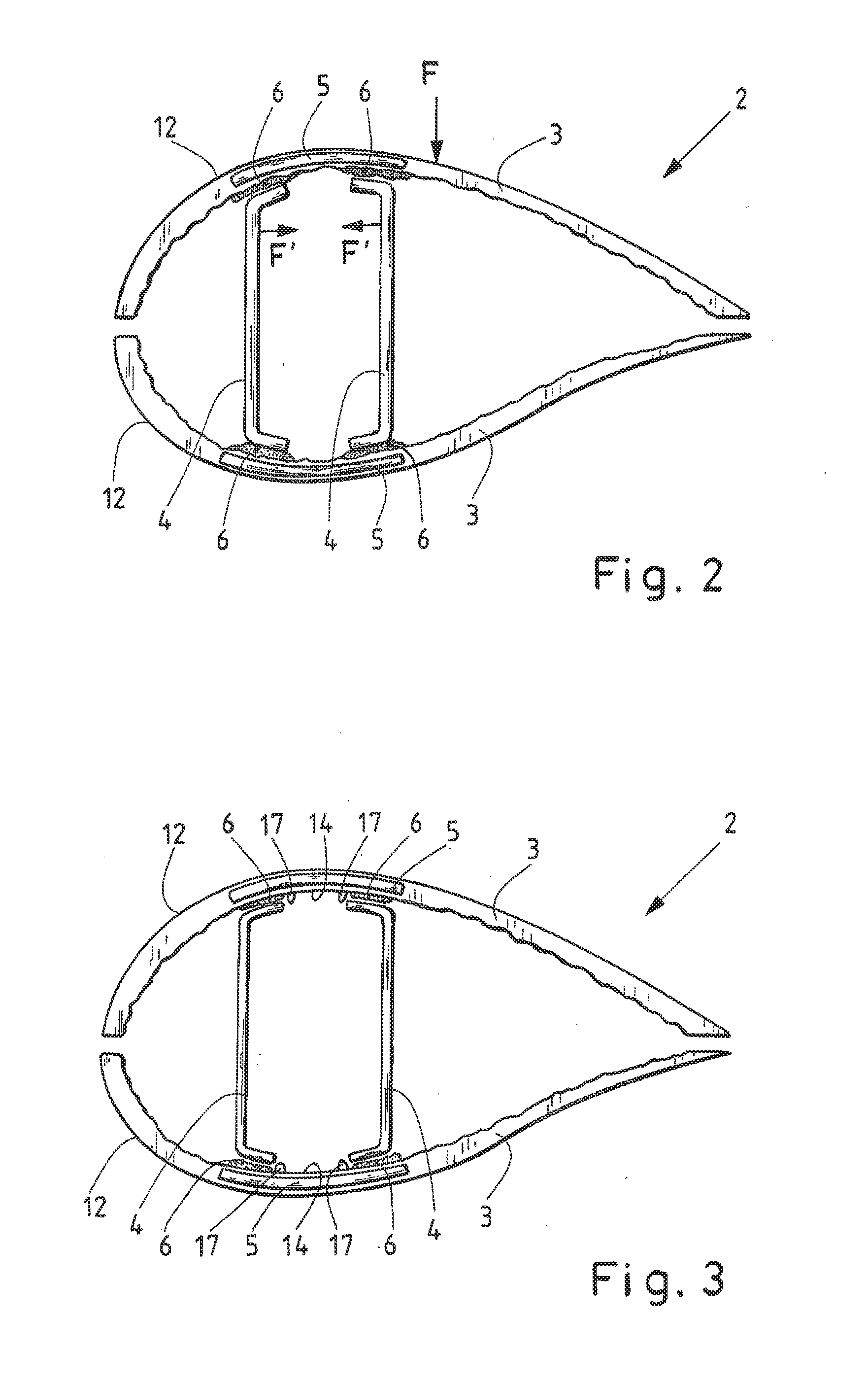 Composite fibre component for a rotor blade, device for manufacturing a composite fibre component for a rotor blade and the method for manufacturing a composite fibre component for a rotor blade