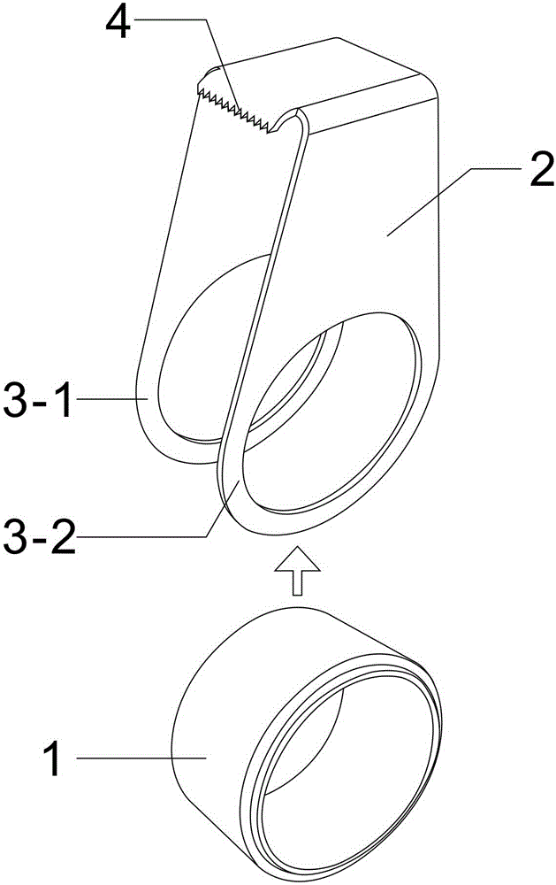 Simple adhesive tape scissors