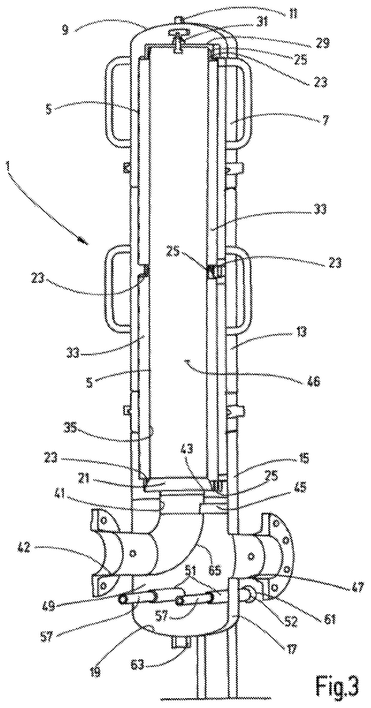 Filter device for fluids