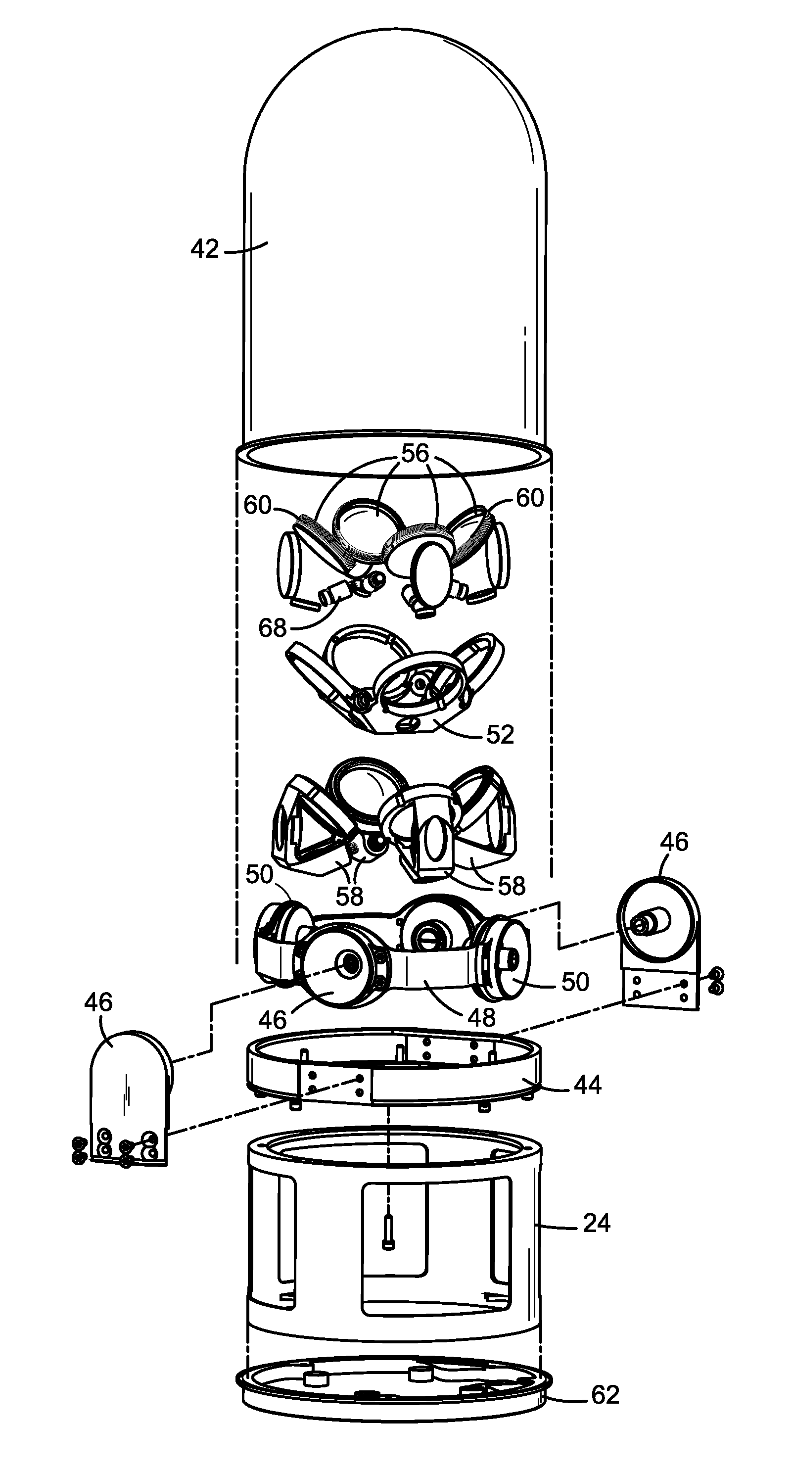 Scanning array for obstacle detection and collision avoidance