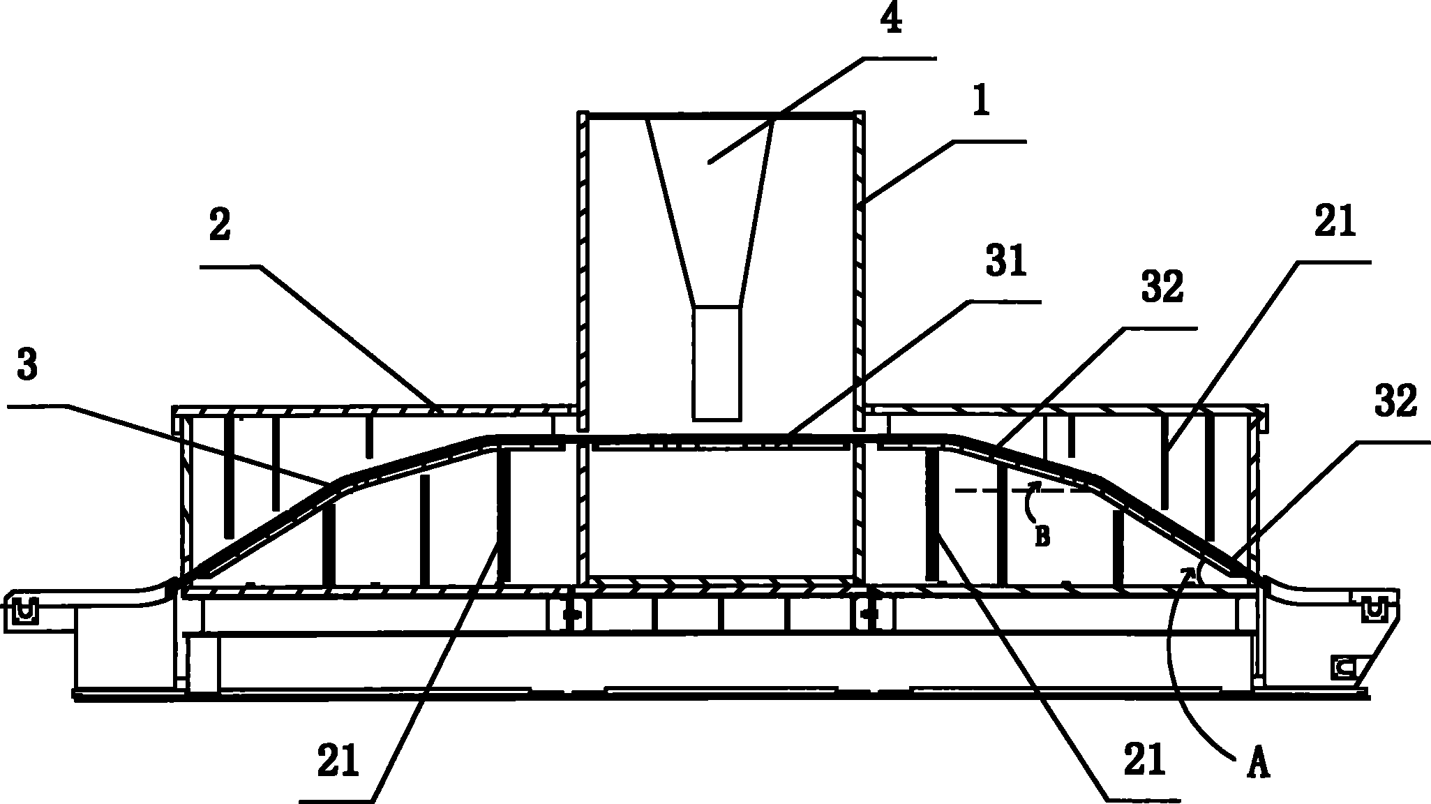 Tire rubber sheet electron radiation crosslinking pretreatment device and method