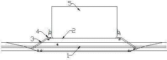 Floating LNG (liquefied natural gas) liquefying factory ship bottom-supported foundation structure and construction method thereof