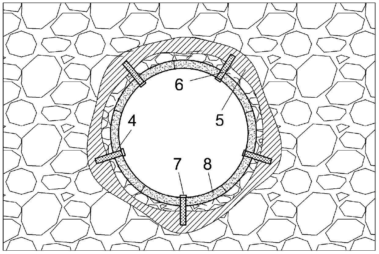 A method for constructing tunnels with prefabricated linings against dislocation of active faults