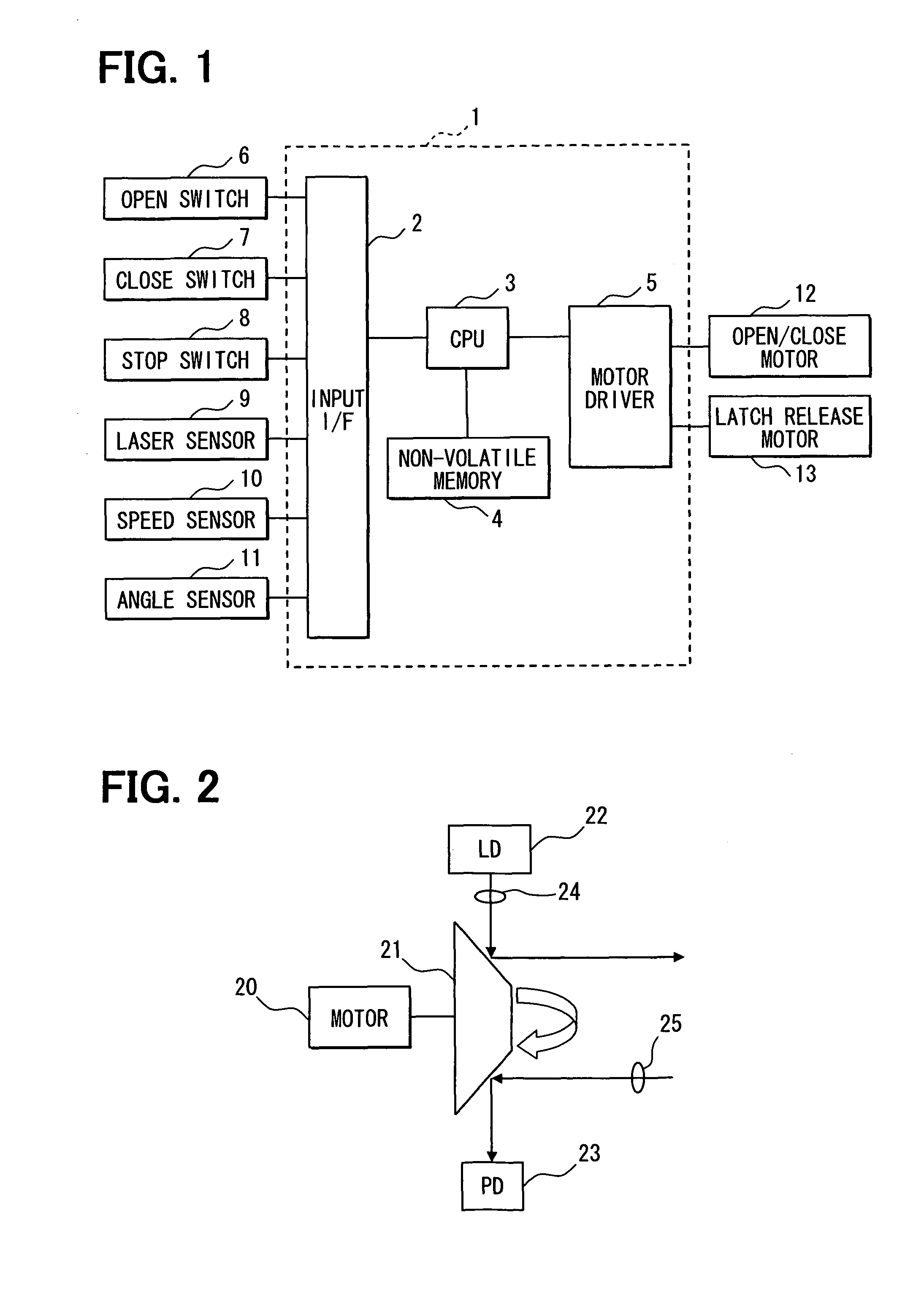 Vehicle door opening angle control system