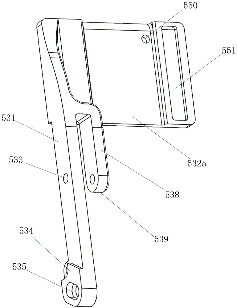 Monolithic plate-type swing rod