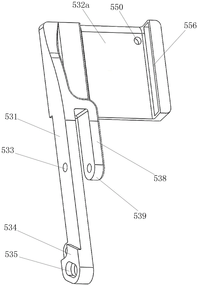 Monolithic plate-type swing rod