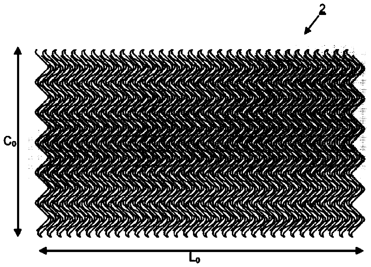 An expandable tube for deployment within a blood vessel