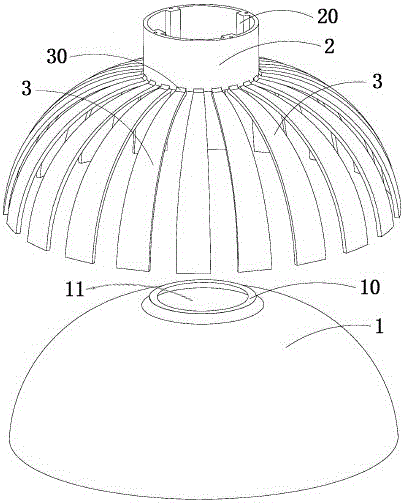 Art lamp shade and lamp body formed by same