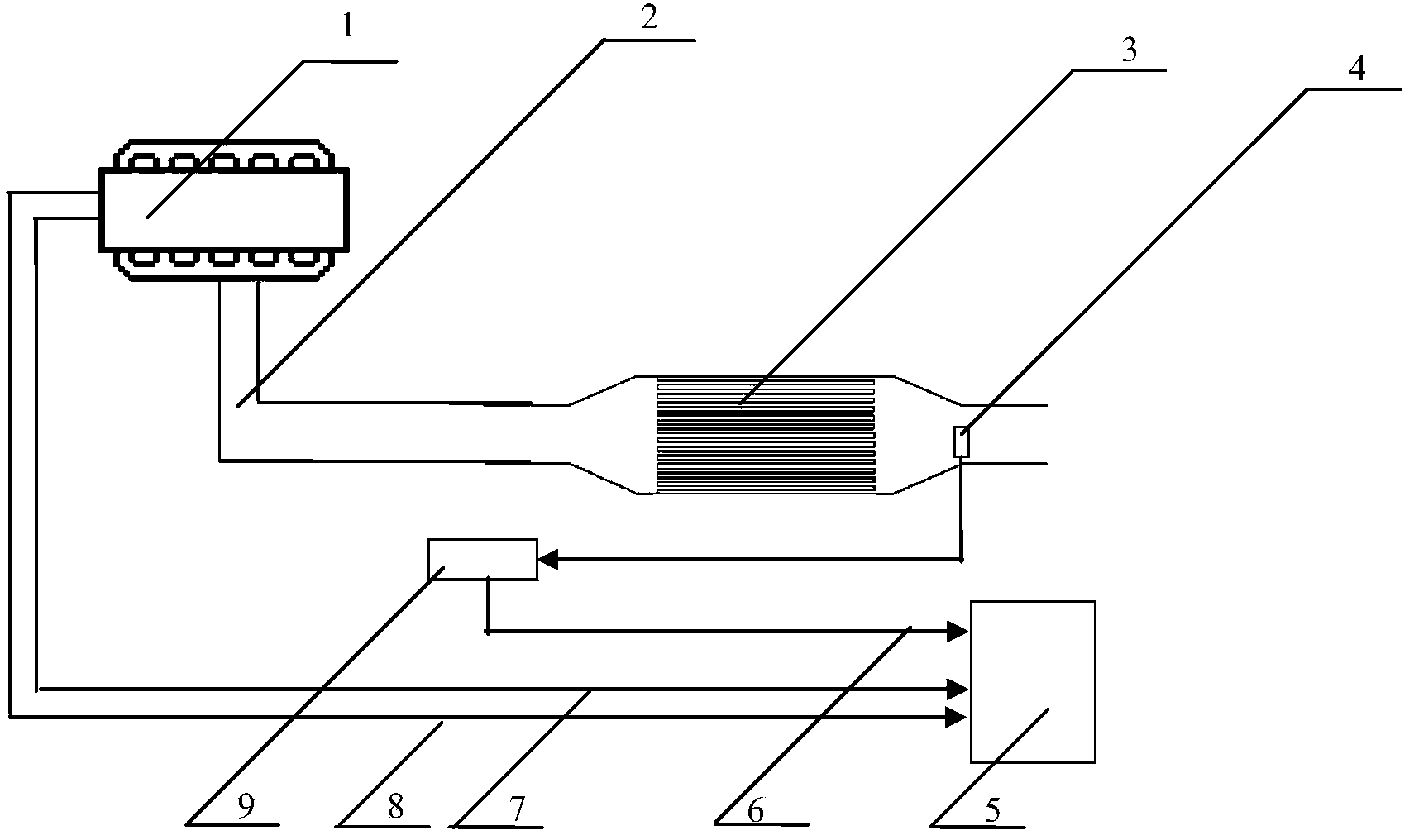 Diesel engine exhaust gas purifier diagnosing method based on sound wave signal HHT marginal spectrum