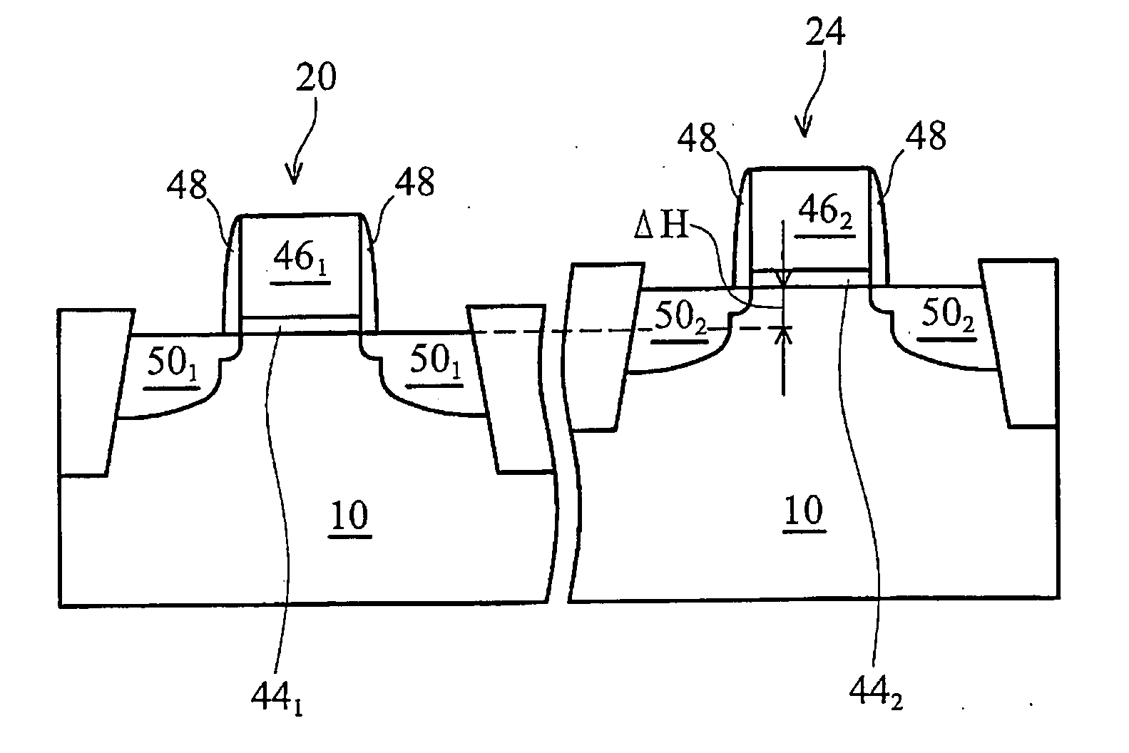 High performance device design