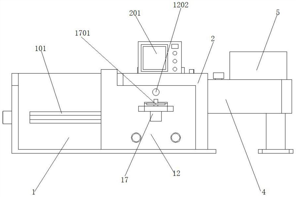 Treatment device capable of detecting, filtering and purifying impurities in NMP (N-Methyl Pyrrolidone) solvent