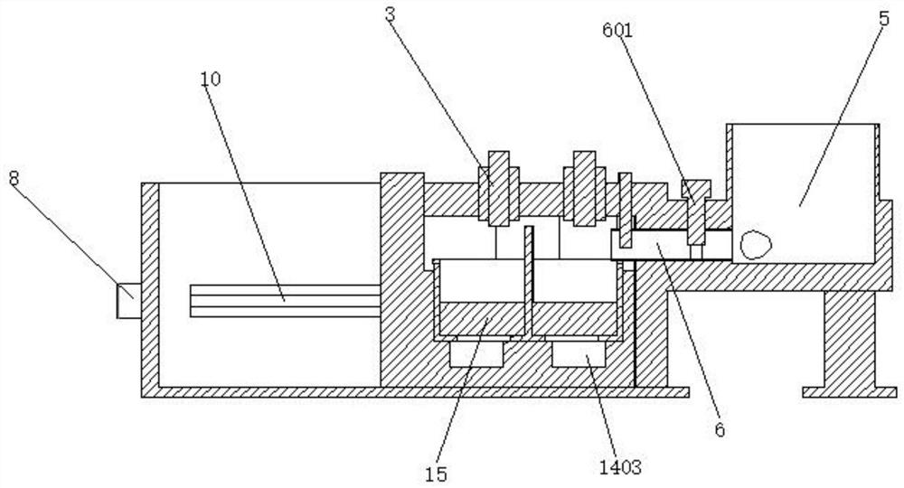 Treatment device capable of detecting, filtering and purifying impurities in NMP (N-Methyl Pyrrolidone) solvent