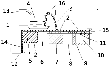 Method and device for evaporating water and liquefied vapor