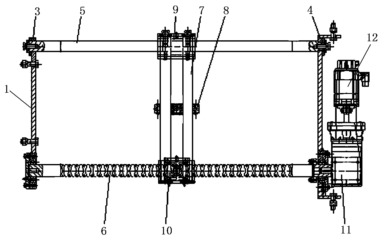 Digital rope arrangement device for oil winch sand reel