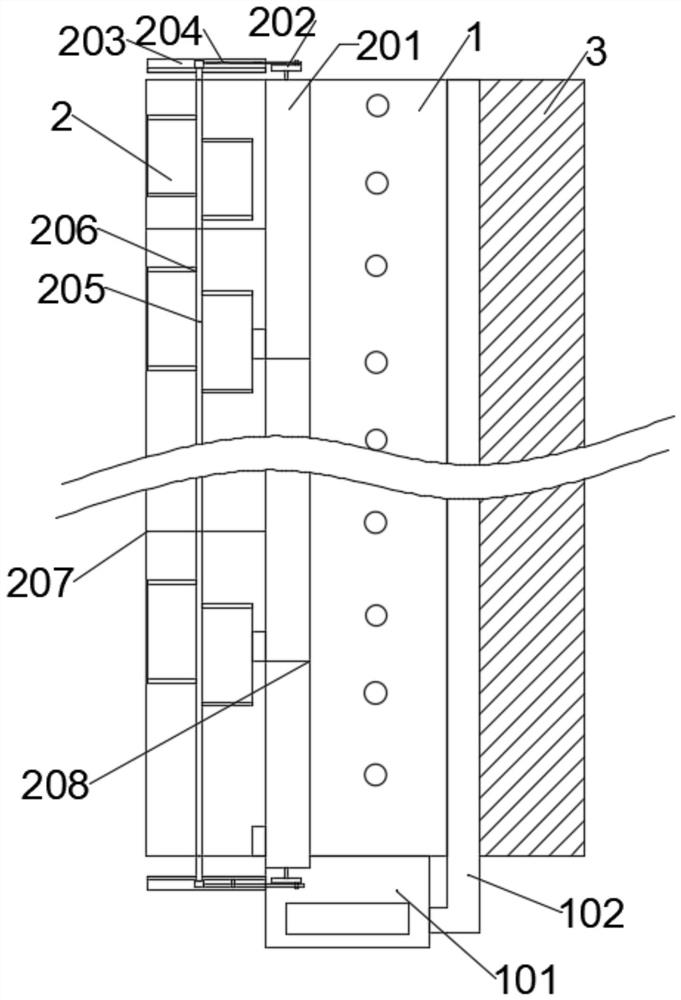 Earthworm horticultural crop three-dimensional planting and breeding structure