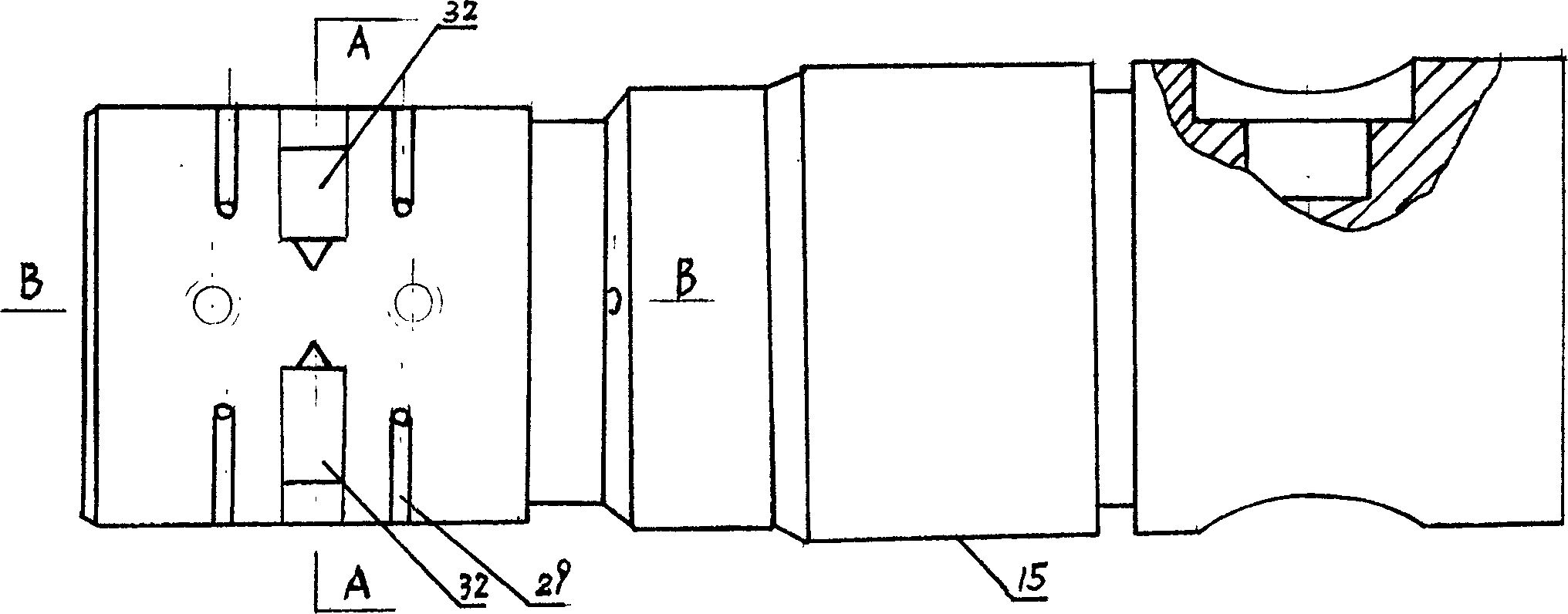 Swing angle type radial plunger variable pump