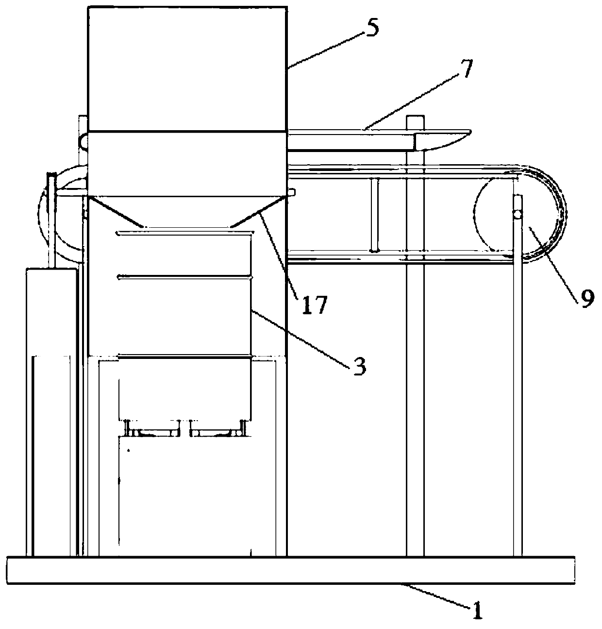 Millet straw separator