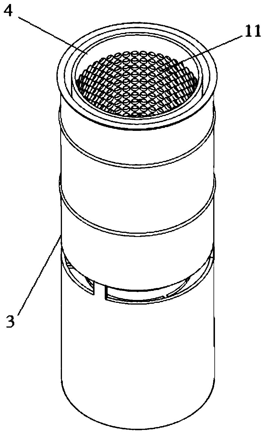 Millet straw separator