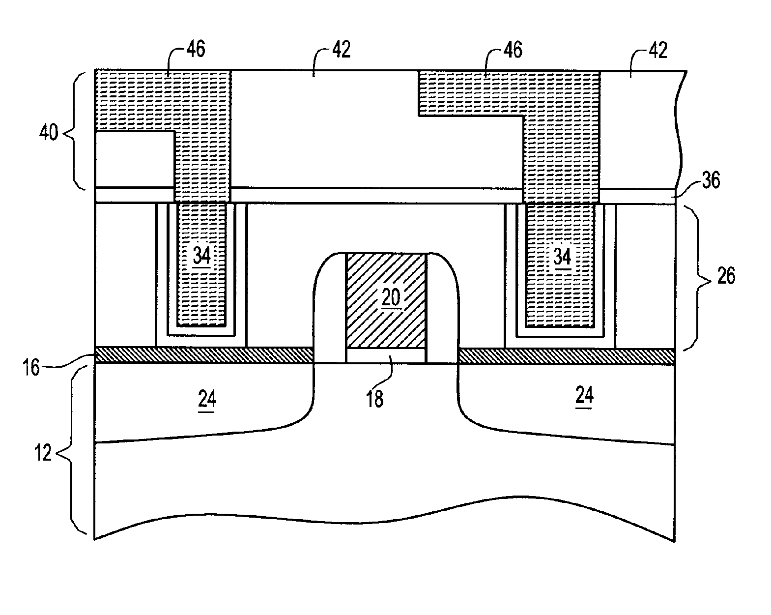 Electroless cobalt-containing liner for middle-of-the-line (MOL) applications