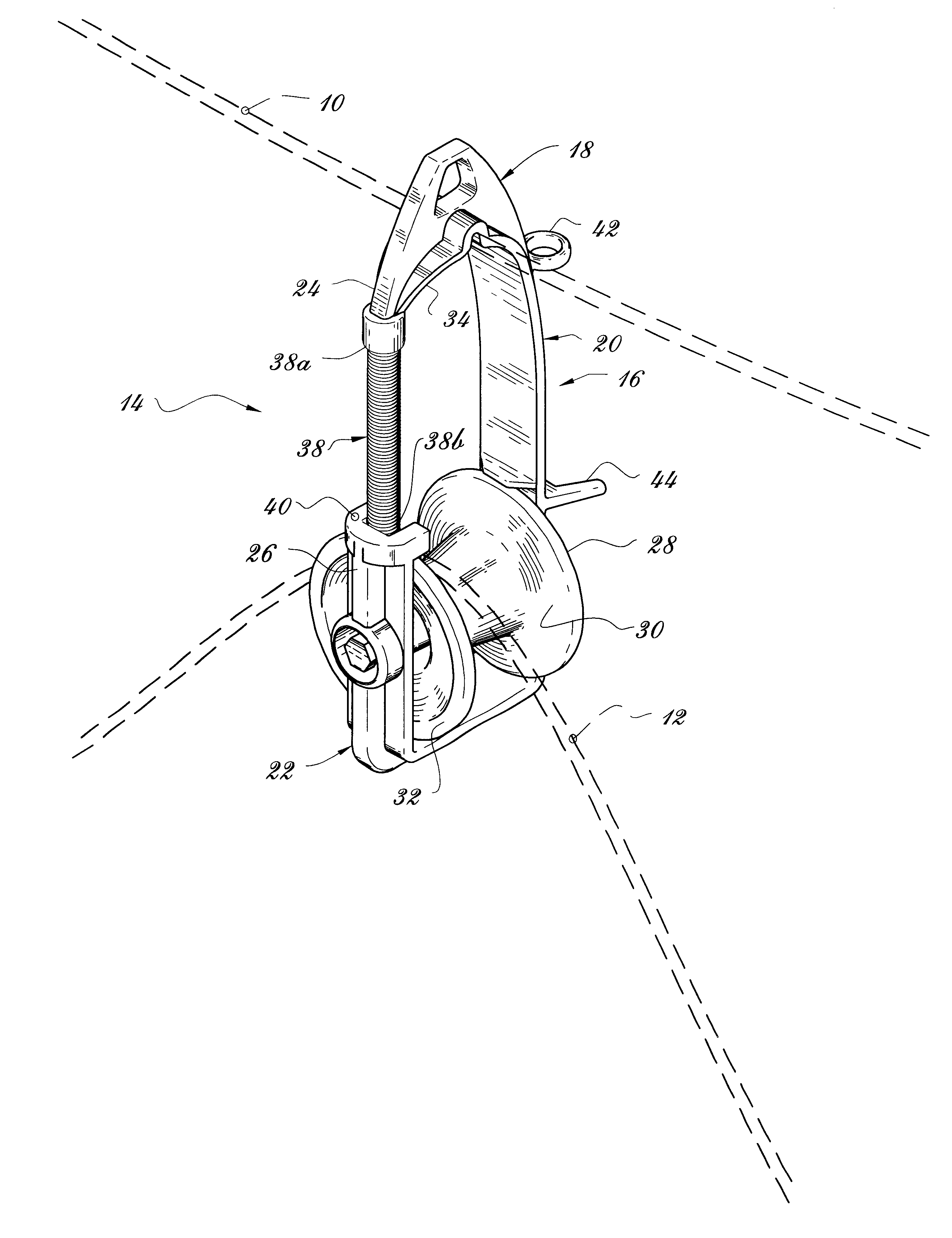 Cable support block