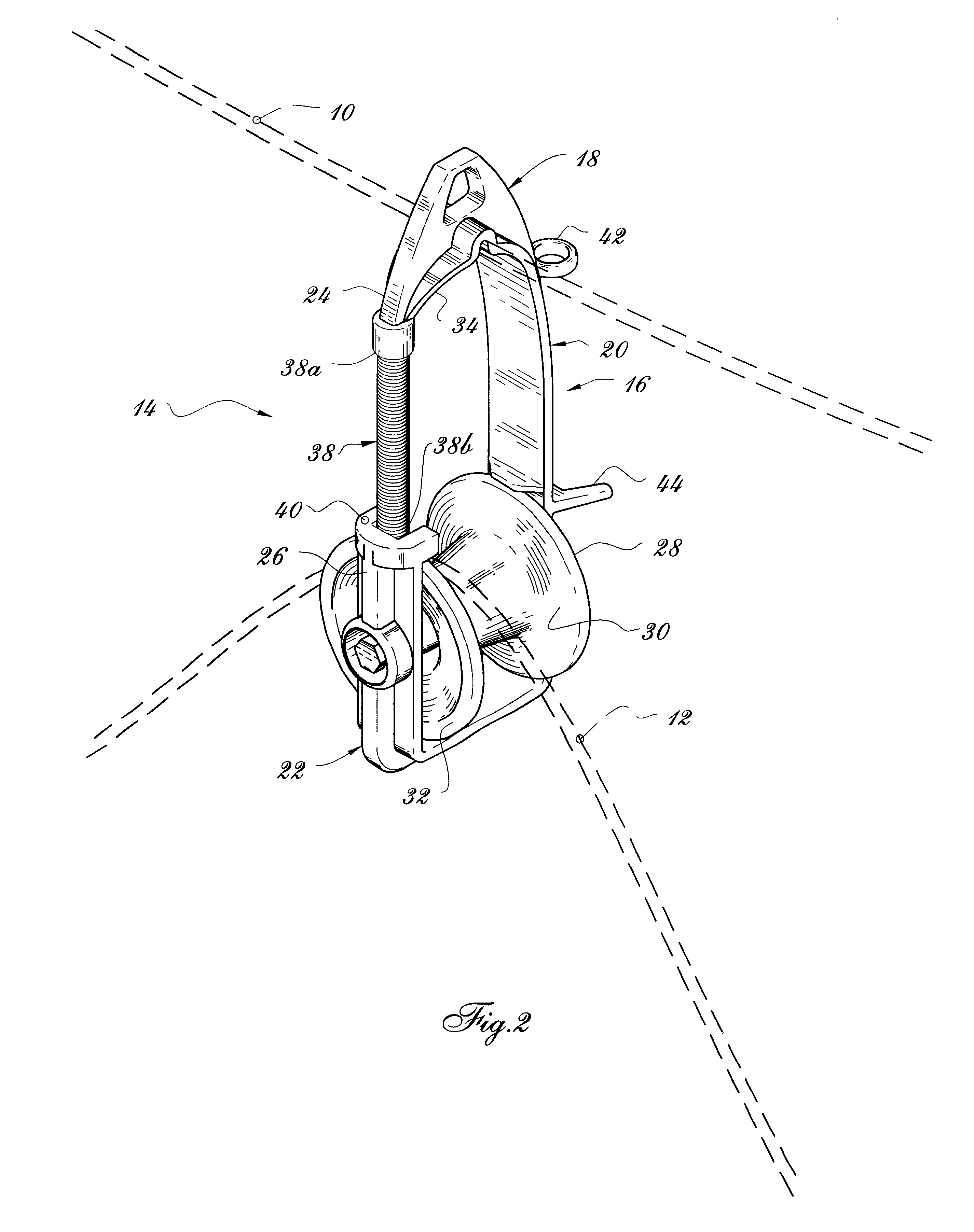 Cable support block