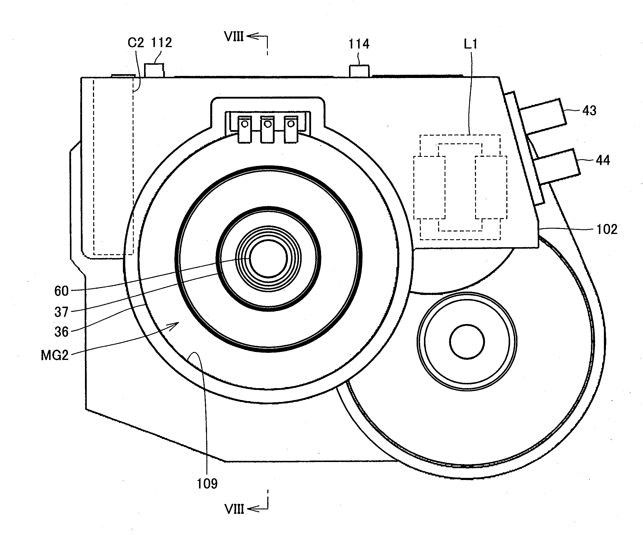 Drive apparatus for vehicle