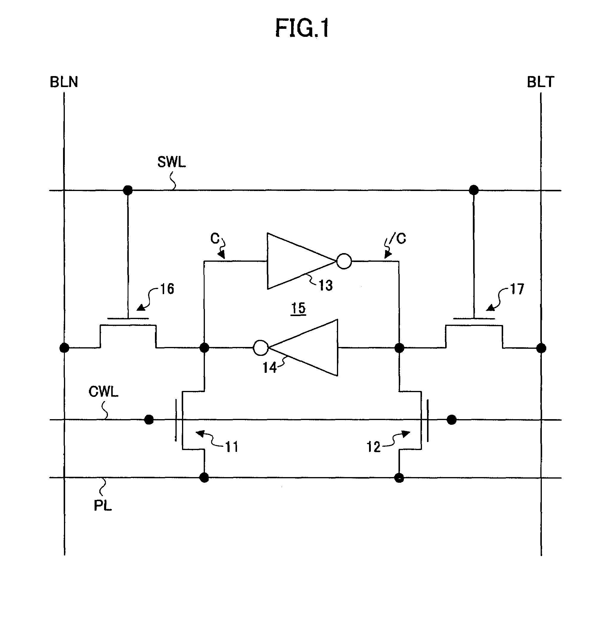 Nonvolatile memory utilizing hot-carrier effect with data reversal function