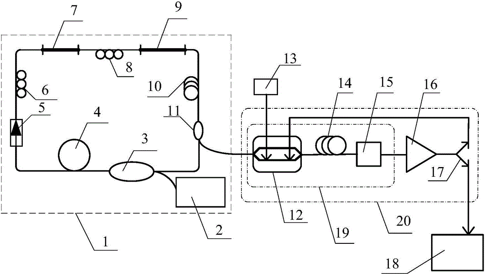 Photonic microwave filter introducing infinite impulse response