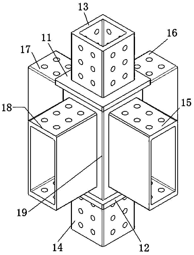 Fabricated steel-frame structure joint