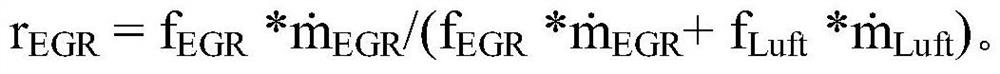 A method for determining at least one adaptation value of exhaust gas recirculation rate