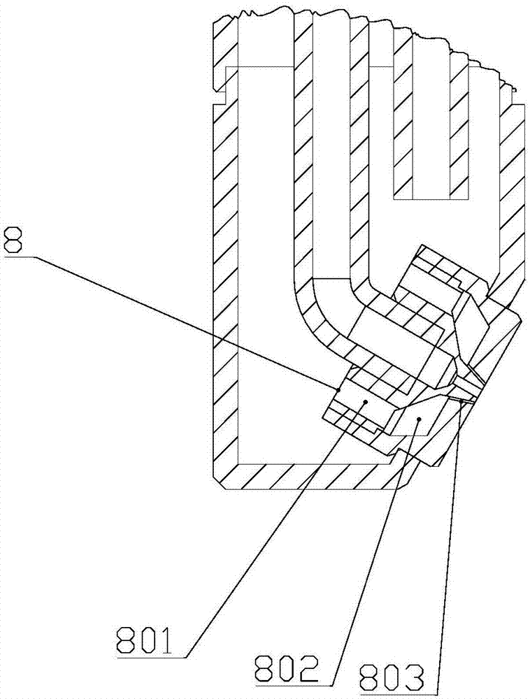 Efficient anti-crystallization urea spray nozzle