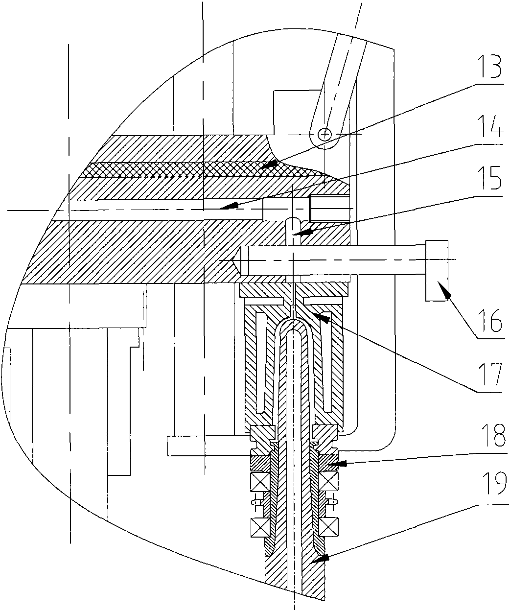 Filling machine integrated with blanking, bottle blowing, cleaning, filling and sealing